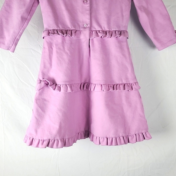 Janie And Jack Ruffle Ponte Dress In‎ Orchid - Picture 8 of 10